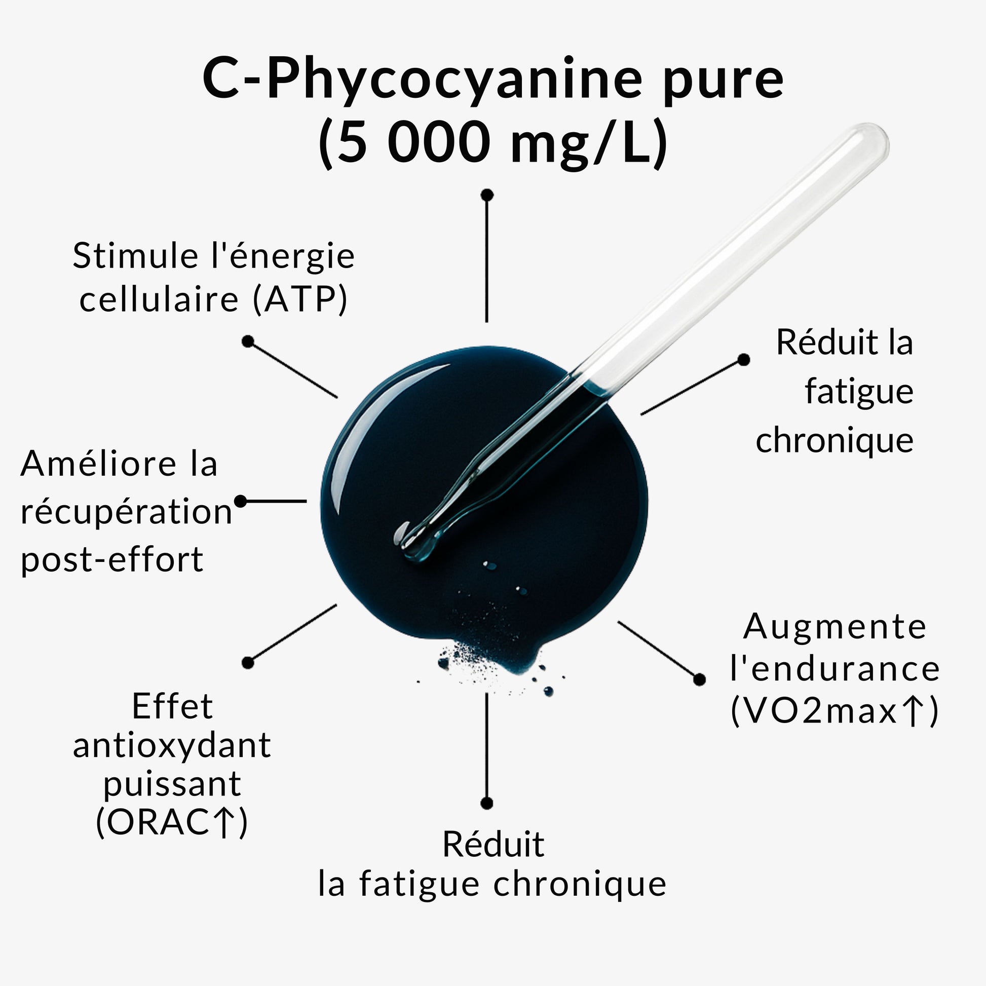 PHYCOCYANINE 5000mg/L  - Cure de 20 jours - L'ÉNERGIE NATURELLE DE L'ÉTÉ
