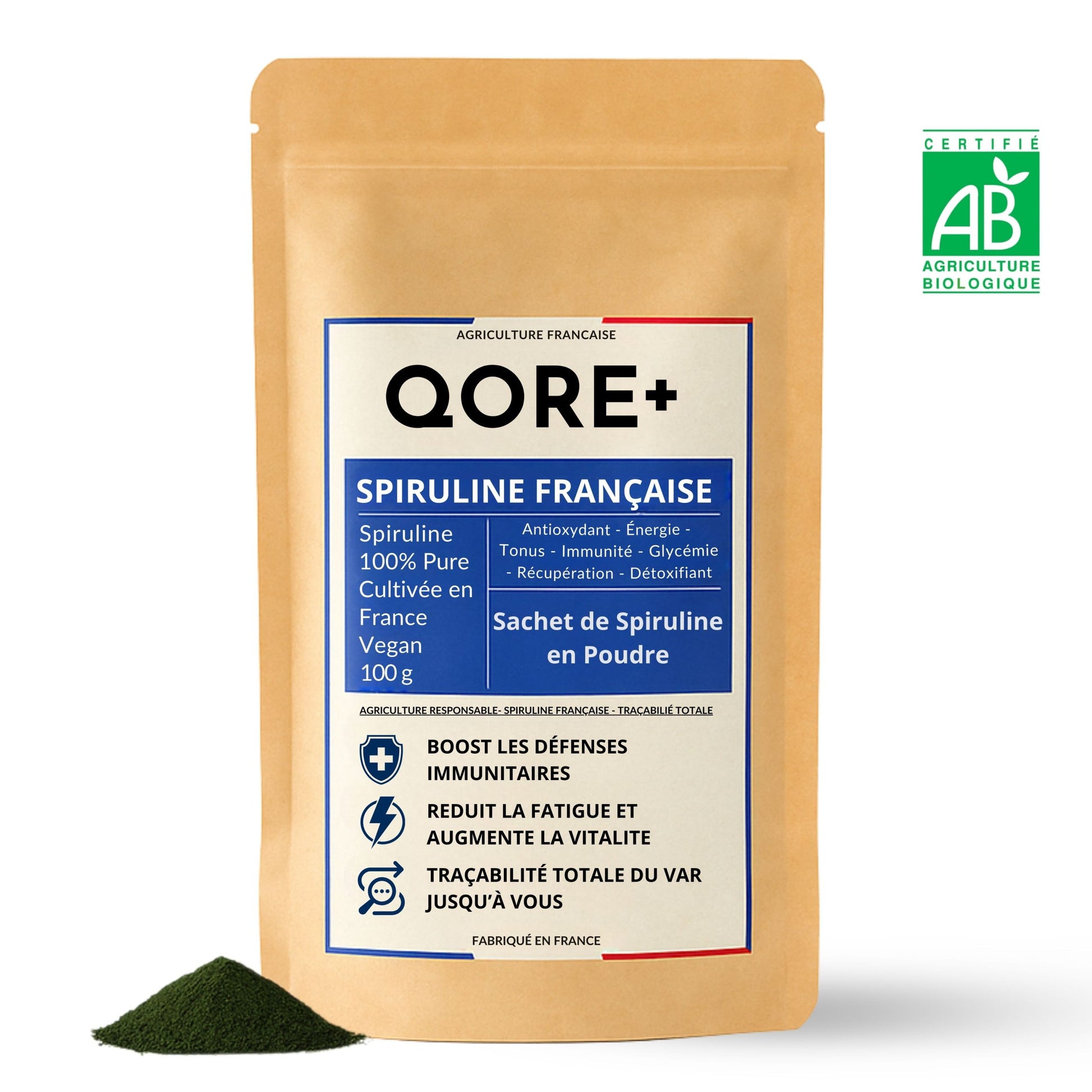 spiruline poudre bio française