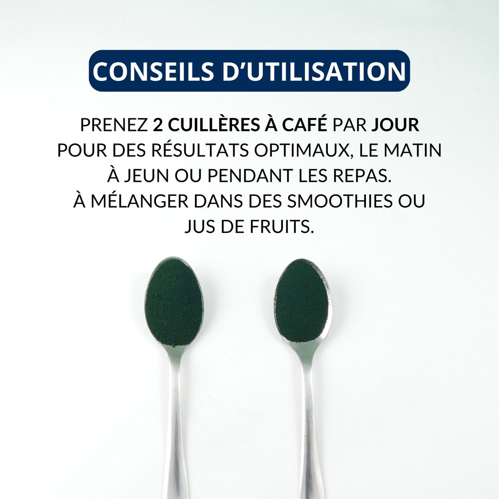 posologie poudre spiruline
