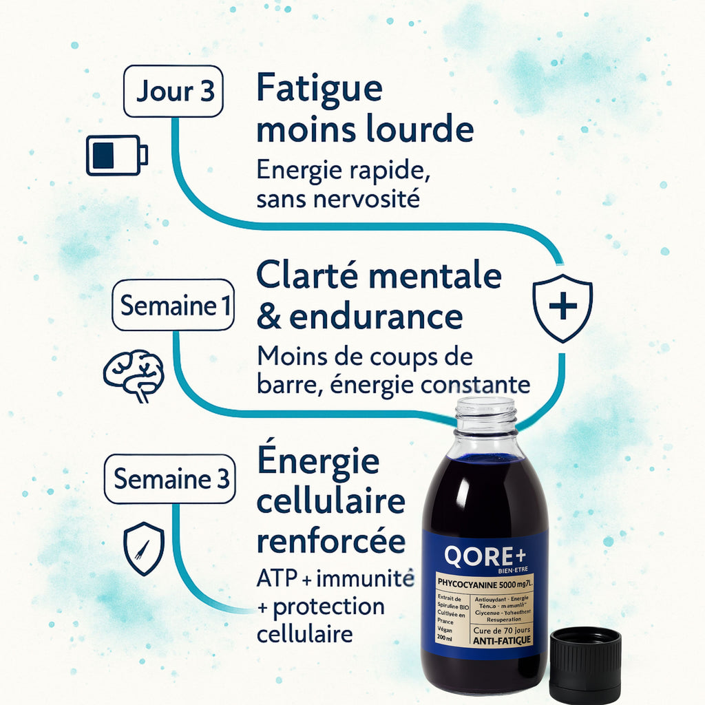 PHYCOCYANINE 2000mg/L  - Cure de 20 jours - L'ÉNERGIE NATURELLE DE L'ÉTÉ