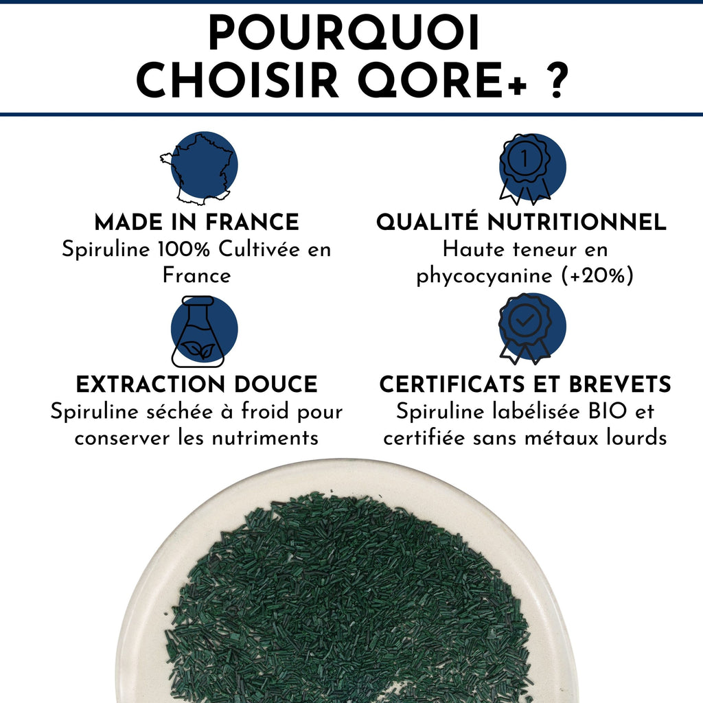 qualité de notre spiruline en paillettes